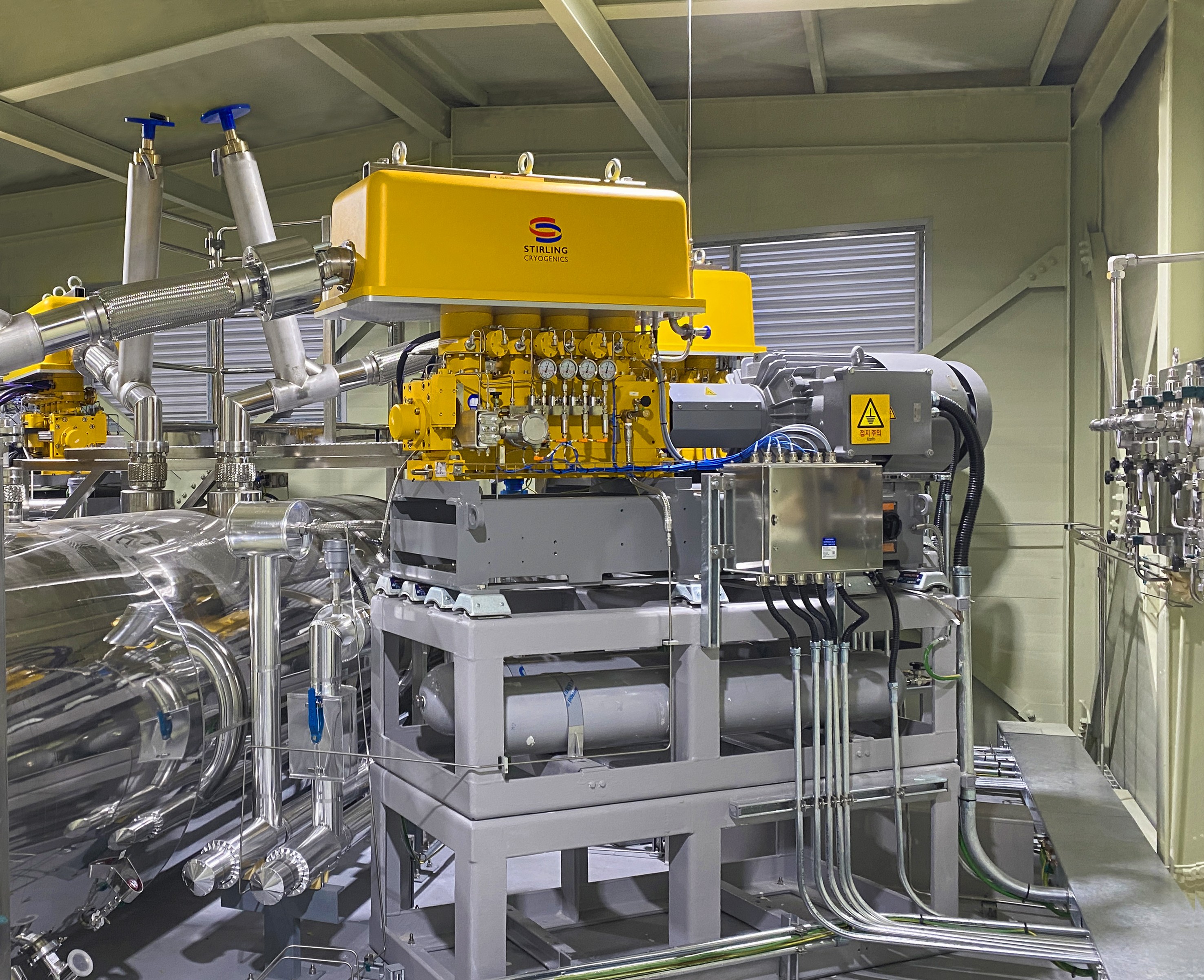 Stirling Cryogenics Hydrogen BOG Re-Liquefaction Systems